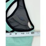 None Womens Mint Green & Black Racerback Sports Bra L Photo 3