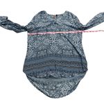 BRINA & EM blue and white long sleeve top Size XS Photo 2