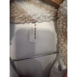 Free People  FP Movement Rocky Ridge Fleece Button Front Jacket XS Cream NEW Photo 2