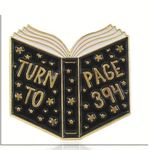 Harry Potter  Professor Snape Turn to Page 394 Book Enamel Pin Photo 3