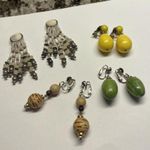 Lot of 4 Bead / Beaded Vintage Photo 0