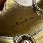 Joie Women’s  Laina Metallic Leather Heeled Sandals size 40 9.5 Photo 8