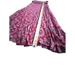 Medallion Print Flowy Maxi Skirt S Boho Free Spirit‎ Hippie Cottagecore Peasant Red Photo 3