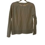 Banana Republic  M Beige Ruffle Crewneck Sweatshirt Photo 3