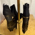 Jellypop  Black Textured Women's Ankle Boots Photo 1