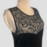 All that jazz Black Velvet Maxi Dress Large Photo 3