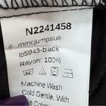 SheIn Surplice Halter Top Jogger Leg Jumpsuit Black Small Photo 13