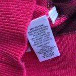 Loft Ann Taylor Womens Sweater Sz XS Striped Crewneck Cardigan Pink Chocolate Photo 7