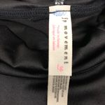 Free People  Movement Long Sleeved Mock Turtleneck Top: Black Photo 5