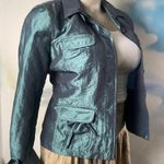 Elliot Lauren taffeta jacket Blue Size 6 Photo 0
