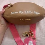 Betsey Johnson Pink and Brown Game Day Coquette Football Crossbody Bag Photo 4