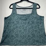 Live 2 Lounge Floral Blue Women's Top Size XL Photo 0