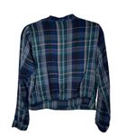 Kut From The Kloth  Women's Plaid Long‎ Sleeve Plaid Button Up Size Medium Photo 3