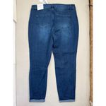 Workshop Republic Clothing WORKSHOP Republic Womens Size 14 Med Dark Blue High Waist Skinny Ankle Stretchy Photo 2