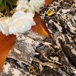 Calvin Klein Snake Skin Linen Pants Large Photo 5