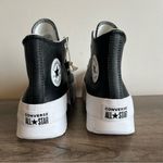 Converse Chuck Taylor All Star Lugged Hi Black Leather Shoe Size 8.5 or 10.5 Photo 3