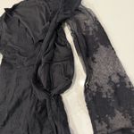 Pretty Little Thing  Bell Sleeve Lace Romper Plunge Neckline Women’s 6 Black Sexy Photo 7