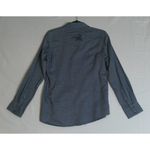 Ariat  Womens Medium Chambray Blue Embellished Top Button‎ Blouse Western Rodeo Photo 2