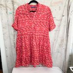 Ro's Garden Joey Mini Dress, Komaki Red Floral Size XL Photo 2