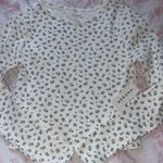 PacSun  Flower Long Sleeve Crop Top Photo 0