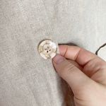 Melrose Collectibles petite vintage patch pocket boxy linen blazer size 8p Photo 99