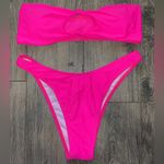 SheIn Neon Pink Bikini Set Photo 1