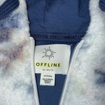 Aerie Offline By  Womens Jacket Size XS Sherpa Cropped Jacket‎ Colorful Full Zip Photo 1