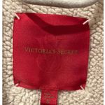 Victoria's Secret  Grey Cream Shawl Collared Robe Photo 1