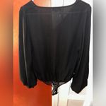 Wishlist  Apparel Black Lace Long Sleeve Bodysuit Photo 2