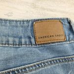 American Eagle Jeans Tomgirl Tapered Destroyed Blue Denim Button Size 4R EUC Photo 10