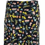 LuLaRoe Casual Black Floral Print Convertible Maxi Skirt Photo 8