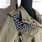 Mudd Vintage Y2K Jacket Embroidered Military Green M Photo 4