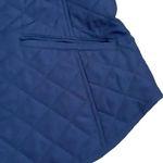 Van Heusen  Navy Quilted Cozy Sleeveless Vest Full Zip Polyester SZ SP Photo 4