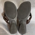 White Mountain Women’s  Brown Cezar Silver Medallion Slip-on Sandal Shoes 9 Photo 10