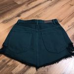 Carmar Teal Green / Blue LF Beatrice Zip Front Distressed Mini Denim Skirt Size XS Photo 7