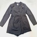 Saylor Rooney Mini Skort Romper in Black Small Photo 2