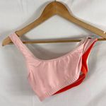 Hollie Watman color block one shoulder bikini top size medium White Photo 2