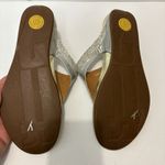 FitFlop Banda Micro-Crystal Sandals Silver Gold Wedge Women’s Size 11 Comfort Photo 6