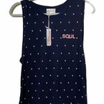SoulCycle  x Sundry Soul skull navy tank top Xs NWT Photo 0