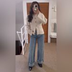 Jenni Kayne Cooper Cardigan Warm Ivory Size Large Photo 5