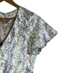 Show Me Your Mumu  Floral Print Wrap Romper Ruffle Hem Short Sleeve V Neck Size S Photo 2