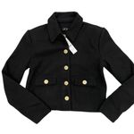 J.Crew Cropped Lady Jacket Size XXS in Black NWT Photo 4