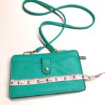 Women´s crossbody clutch wallet purse handbag unbranded green small vegan Photo 7
