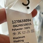 Commence Floral White and Blue  Ruffle Hem Sleeveless Maxi Dress Small  Photo 6