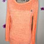 Adidas  Lightweight Heathered Orange Top Photo 0