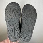 UGG  Classic Ultra Mini Ankle Boots Black Suede Sheepskin Lined Women's Size 9 Photo 3