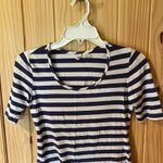 Red Camel  Navy and White Striped Tee Photo 1