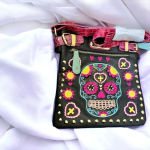 COCOS Rico skull crossbody purse‎ Black Photo 4