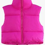 Pink Puffer Vest Size L Photo 0