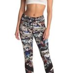 Free People FP movement size large Daybreak Camo 7/8 Legging with ruching Photo 0